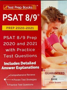 PSAT 8/9 Prep 2020 and 2021 with Practice Test Questions and Answer Explanations